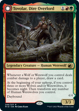 [246]【EN】【FOIL】不吉な首領、トヴォラー/Tovolar, Dire Overlord【MID】[R][多色]