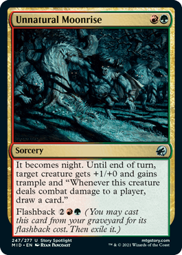 [247]【EN】【FOIL】不自然な月の出/Unnatural Moonrise【MID】[U][多色]