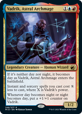 [248]【EN】【FOIL】星の大魔導師、ヴァドリック/Vadrik, Astral Archmage【MID】[R][多色]