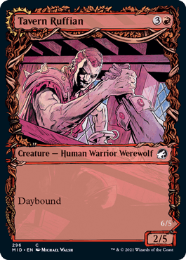 [296]【EN】■ショーケース■酒場のごろつき/Tavern Ruffian【MID】[C][赤]