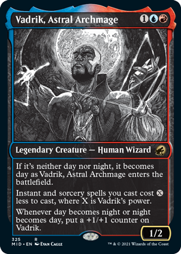 [325]【EN】【FOIL】■ショーケース■星の大魔導師、ヴァドリック/Vadrik, Astral Archmage【MID】[R][多色]