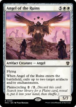 [055]【EN】遺跡の天使/Angel of the Ruins【MKC】[R][白]
