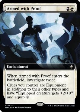 [320]【EN】■拡張アート■証拠固め/Armed with Proof【MKC】[R][白]