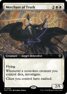 [322]【EN】■拡張アート■真実の商人/Merchant of Truth【MKC】[R][白]