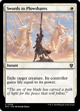 [088]【EN】剣を鍬に/Swords to Plowshares【MKC】[U][白]