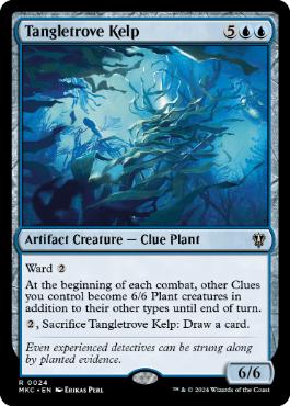 [024]【EN】絡み集めの海藻/Tangletrove Kelp【MKC】[R][青]