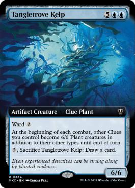 [334]【EN】■拡張アート■絡み集めの海藻/Tangletrove Kelp【MKC】[R][青]