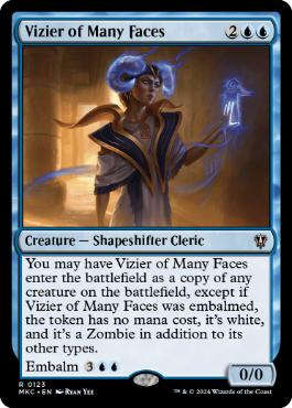 [123]【EN】多面相の侍臣/Vizier of Many Faces【MKC】[R][青]