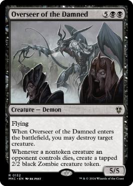 [132]【EN】忌むべき者の監視者/Overseer of the Damned【MKC】[R][黒]