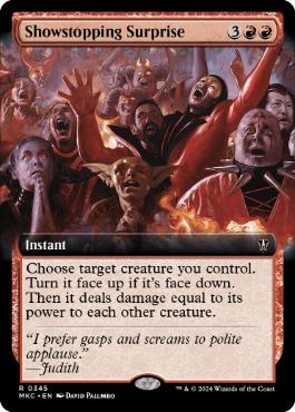 [345]【EN】■拡張アート■衝撃的な展開/Showstopping Surprise【MKC】[R][赤]