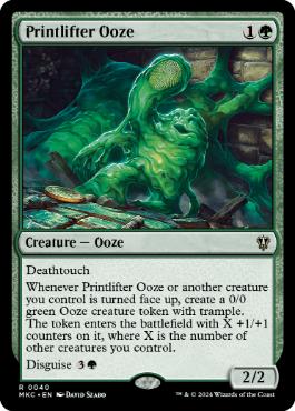 [040]【EN】墨を取る軟泥/Printlifter Ooze【MKC】[R][緑]