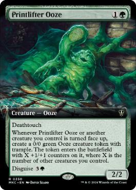 [350]【EN】■拡張アート■墨を取る軟泥/Printlifter Ooze【MKC】[R][緑]