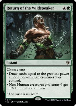 [181]【EN】野生語りの帰還/Return of the Wildspeaker【MKC】[R][緑]