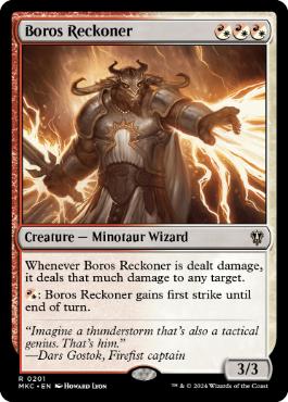 [201]【EN】ボロスの反攻者/Boros Reckoner【MKC】[R][多色]