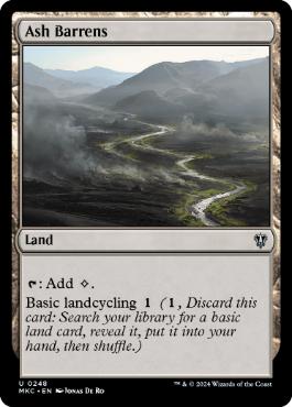 [248]【EN】灰のやせ地/Ash Barrens【MKC】[U][土地]