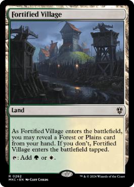 [262]【EN】要塞化した村/Fortified Village【MKC】[R][土地]