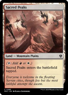 [285]【EN】聖なる峰/Sacred Peaks【MKC】[C][土地]