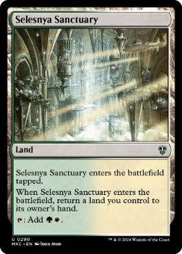 [290]【EN】セレズニアの聖域/Selesnya Sanctuary【MKC】[U][土地]