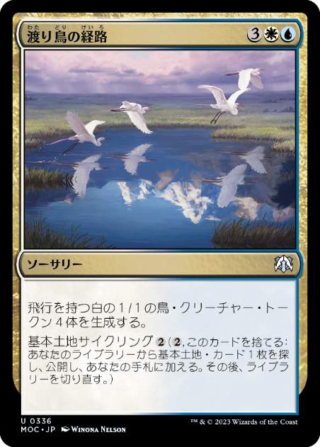 [336]【JP】渡り鳥の経路/Migratory Route【MOC】[U][多色]