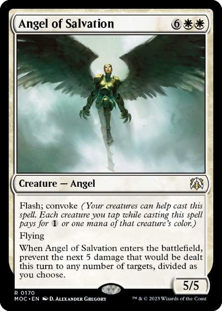 [170]【EN】救済の天使/Angel of Salvation【MOC】[R][白]