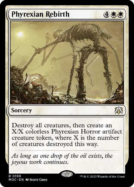 [199]【EN】ファイレクシアの再誕/Phyrexian Rebirth【MOC】[R][白]
