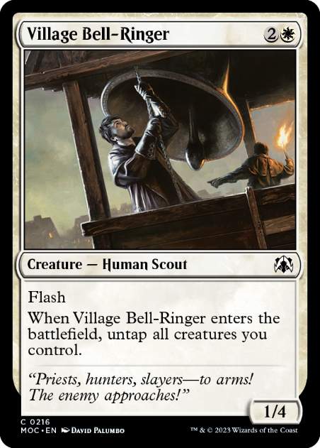 [216]【EN】村の鐘鳴らし/Village Bell-Ringer【MOC】[C][白]