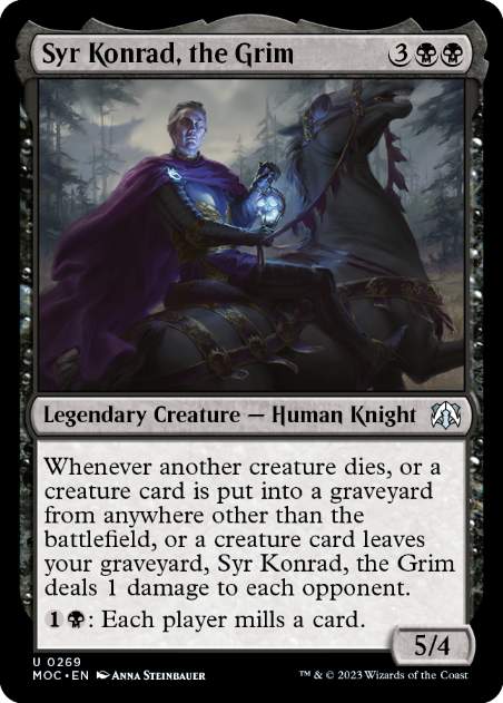 [269]【EN】厳格な者、コンラッド卿/Syr Konrad, the Grim【MOC】[U][黒]
