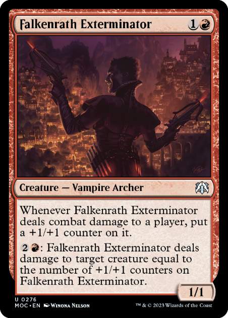 [276]【EN】ファルケンラスの駆除屋/Falkenrath Exterminator【MOC】[U][赤]