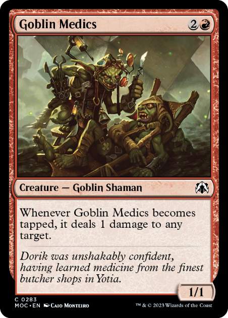[283]【EN】ゴブリンの衛生兵/Goblin Medics【MOC】[C][赤]