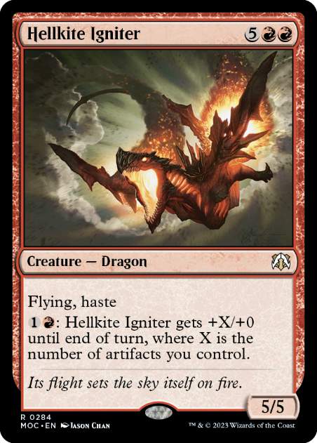 [284]【EN】ヘルカイトの点火者/Hellkite Igniter【MOC】[R][赤]