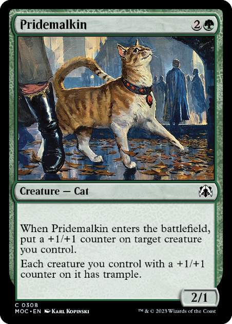 [308]【EN】誇り猫/Pridemalkin【MOC】[C][緑]