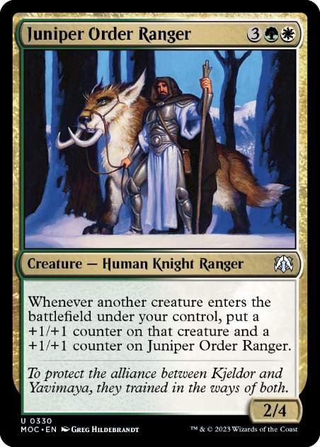 [330]【EN】柏槙教団のレインジャー/Juniper Order Ranger【MOC】[U][多色]