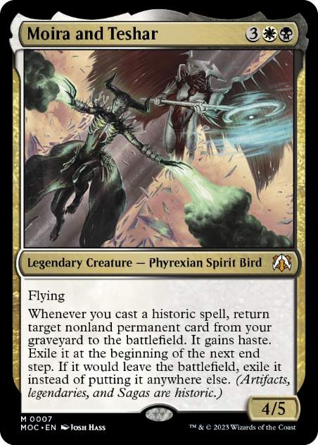 [007]【EN】【FOIL】モイラとテシャール/Moira and Teshar【MOC】[M][多色]