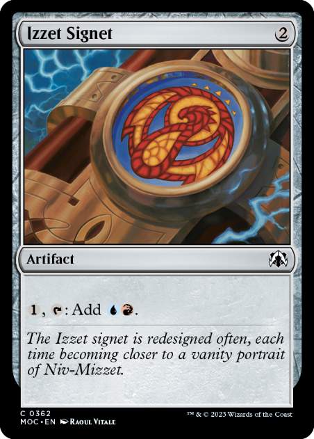 [362]【EN】イゼットの印鑑/Izzet Signet【MOC】[C][茶]