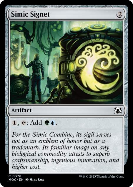 [378]【EN】シミックの印鑑/Simic Signet【MOC】[C][茶]