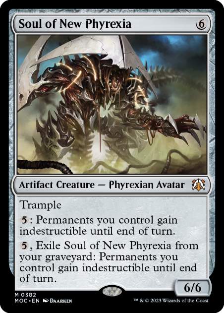 [382]【EN】新たなるファイレクシアの魂/Soul of New Phyrexia【MOC】[M][茶]