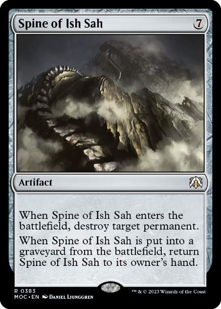 [383]【EN】イシュ・サーの背骨/Spine of Ish Sah【MOC】[R][茶]