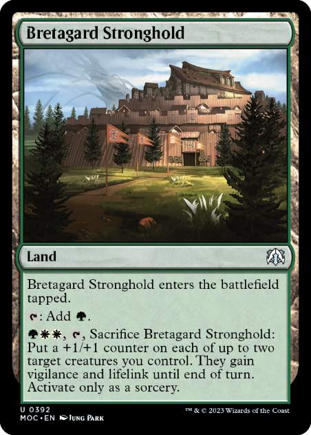 [392]【EN】ブレタガルドの要塞/Bretagard Stronghold【MOC】[U][土地]