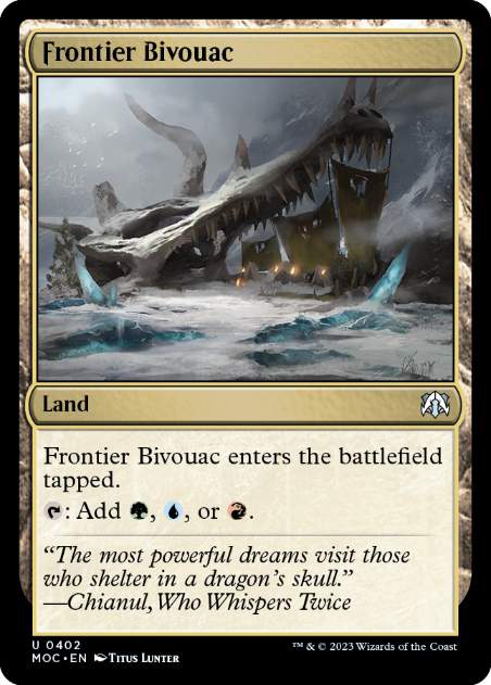 [402]【EN】開拓地の野営地/Frontier Bivouac【MOC】[U][土地]