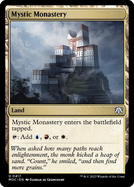 [417]【EN】神秘の僧院/Mystic Monastery【MOC】[U][土地]
