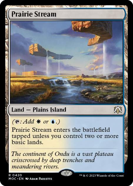 [420]【EN】大草原の川/Prairie Stream【MOC】[R][土地]