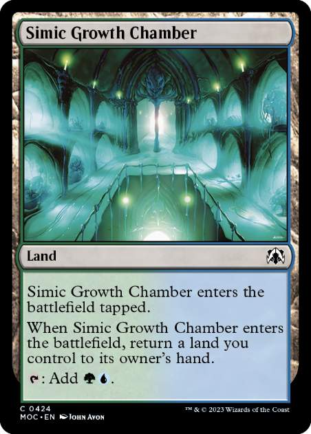 [424]【EN】シミックの成長室/Simic Growth Chamber【MOC】[C][土地]