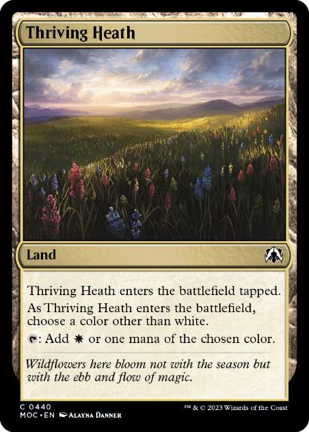[440]【EN】興隆する荒野/Thriving Heath【MOC】[C][土地]