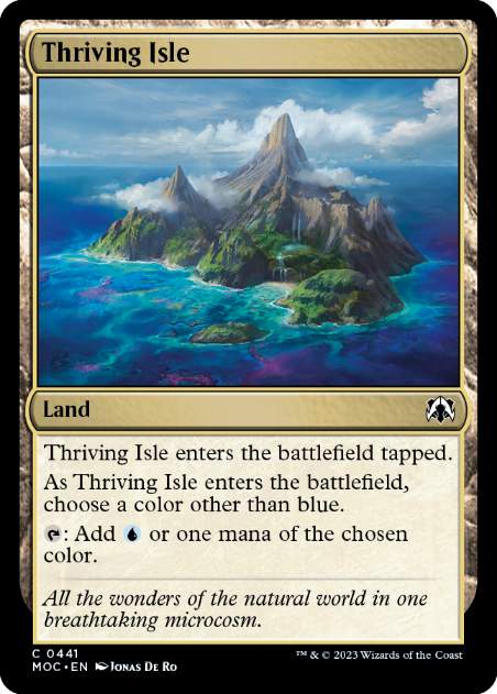[441]【EN】興隆する島嶼/Thriving Isle【MOC】[C][土地]