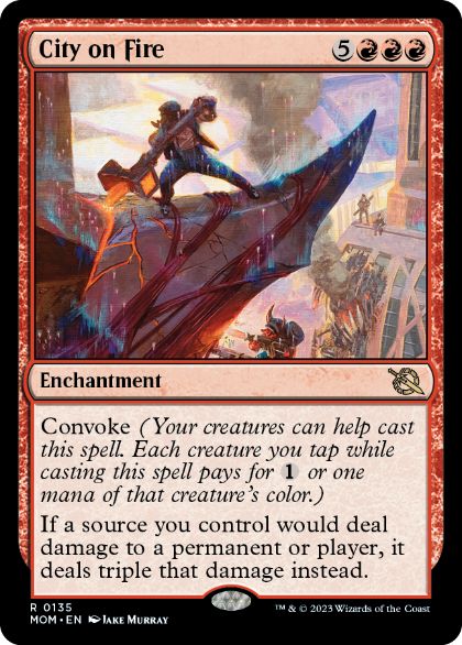 [135]【EN】燃える都市/City on Fire【MOM】[R][赤]