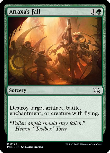 [176]【EN】アトラクサの討死/Atraxa's Fall【MOM】[C][緑]