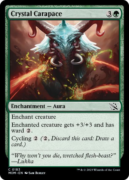 [183]【EN】水晶の甲殻/Crystal Carapace【MOM】[C][緑]