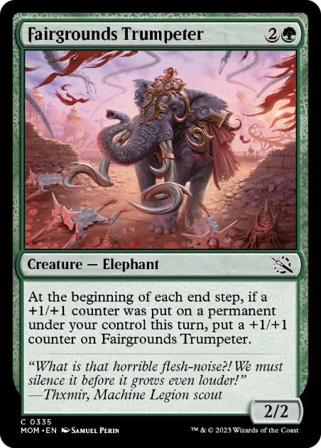 [335]【EN】博覧会場の吠え象/Fairgrounds Trumpeter【MOM】[C][緑]