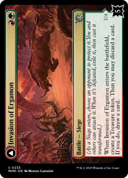 [233]【EN】エルガモンへの侵攻/Invasion of Ergamon【MOM】[U][多色]