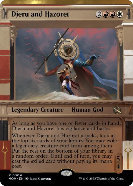 [304]【EN】■ショーケース■デジェルとハゾレト/Djeru and Hazoret【MOM】[R][多色]